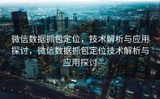 微信数据抓包定位，技术解析与应用探讨，微信数据抓包定位技术解析与应用探讨