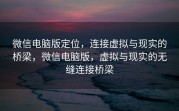 微信电脑版定位，连接虚拟与现实的桥梁，微信电脑版，虚拟与现实的无缝连接桥梁