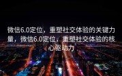 微信6.0定位，重塑社交体验的关键力量，微信6.0定位，重塑社交体验的核心驱动力