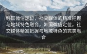韩国微信定位，社交媒体的精准把握与地域特色融合，韩国微信定位，社交媒体精准把握与地域特色的完美融合