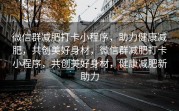 微信群减肥打卡小程序，助力健康减肥，共创美好身材，微信群减肥打卡小程序，共创美好身材，健康减肥新助力