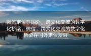 微信定位在国外，跨文化交流的数字化桥梁，微信，跨文化交流的数字化桥梁在国外定位发展