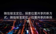 微信接龙定位，探索位置共享的新方式，微信接龙定位，位置共享的新探索