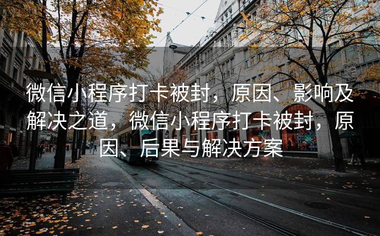 微信小程序打卡被封，原因、影响及解决之道，微信小程序打卡被封，原因、后果与解决方案