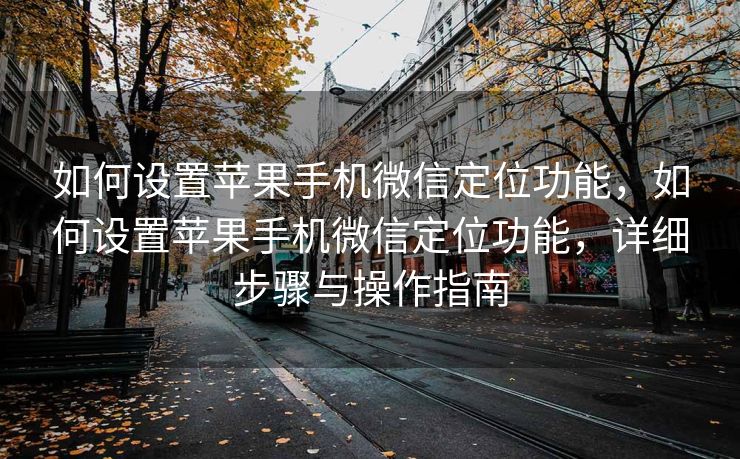 如何设置苹果手机微信定位功能，如何设置苹果手机微信定位功能，详细步骤与操作指南