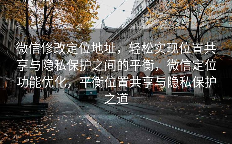 微信修改定位地址，轻松实现位置共享与隐私保护之间的平衡，微信定位功能优化，平衡位置共享与隐私保护之道