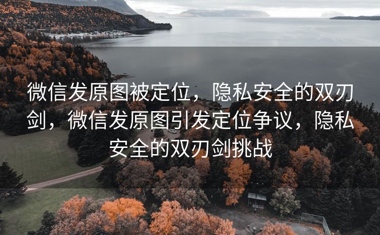 微信发原图被定位，隐私安全的双刃剑，微信发原图引发定位争议，隐私安全的双刃剑挑战